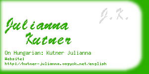 julianna kutner business card